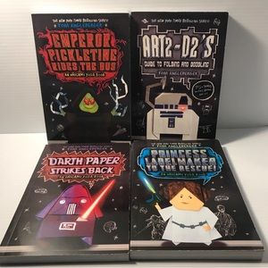Lot of 4 Paperback Origami Yoda Series Books Tom Anglebergerl